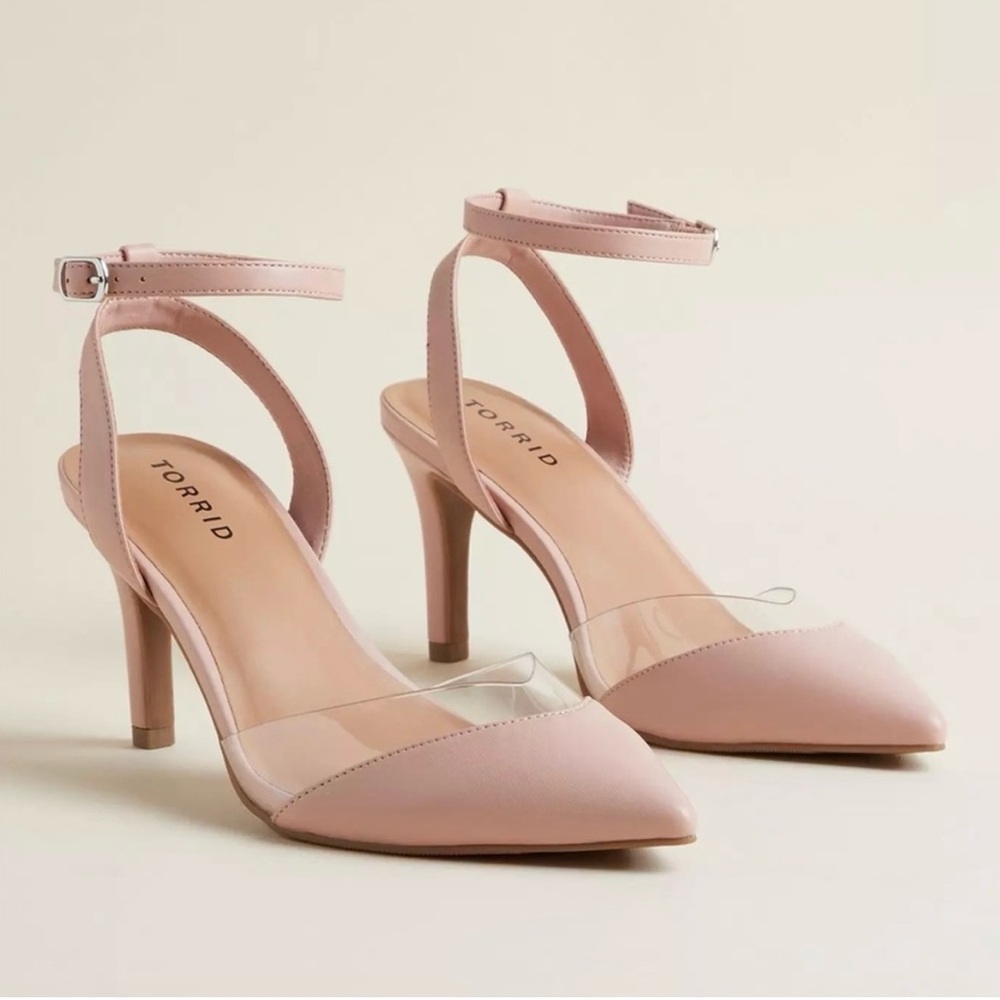 Light Pink Pointed Toe Heels Sz 8.5W